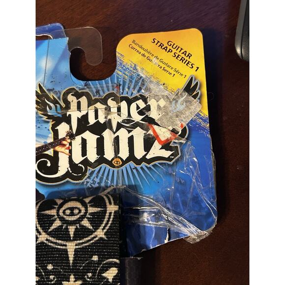 Paper Jamz (Jams) Guitar Strap - Series 1 Black With Skulls - Picture 5 of 9